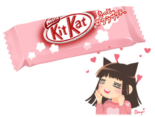 shirahane nao, nestle, bad id, bad pixiv id, lowres, 1girl, animal ears, cat ears, chocolate, female focus, heart, solo