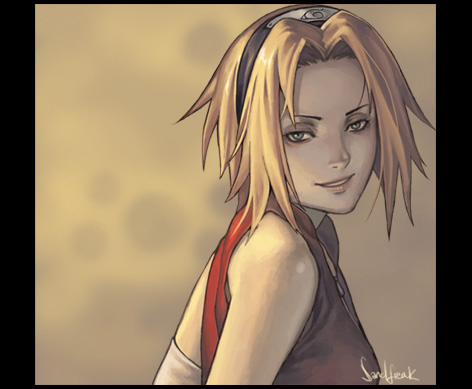 sandfreak, haruno sakura, naruto (classic), naruto (series), lowres, tagme, blouse, pink hair, red shirt, shirt, sleeveless, sleeveless shirt, solo
