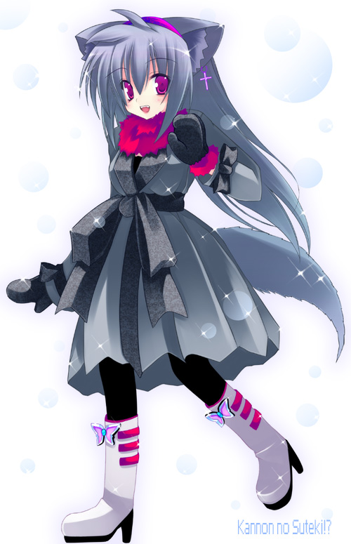kannon ouji, original, 1girl, animal ears, black pantyhose, cat ears, female focus, pantyhose, solo