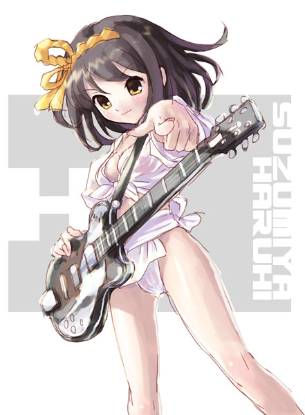 katahira masashi, suzumiya haruhi, suzumiya haruhi no yuuutsu, tagme, 00s, character name, guitar, instrument