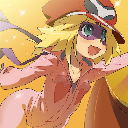 minawa, ai-chan, kaminari ai, tatsunoko production, time bokan (series), yatterman, lowres, 1girl, female focus, oekaki, solo
