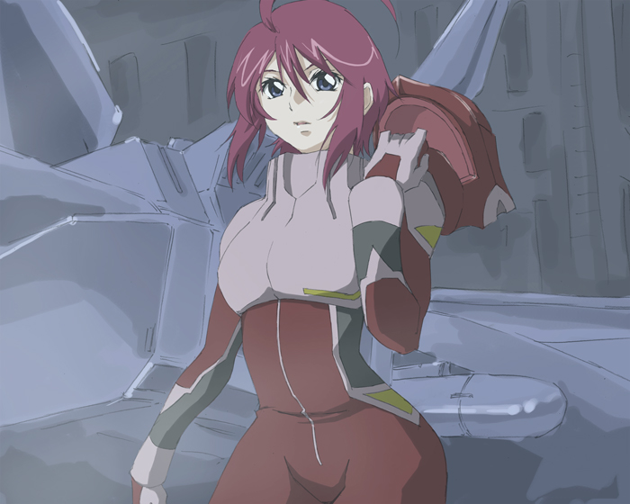 yomi (indigoriver), lunamaria hawke, gundam, gundam seed, gundam seed destiny, 00s, bodysuit, skin tight, solo