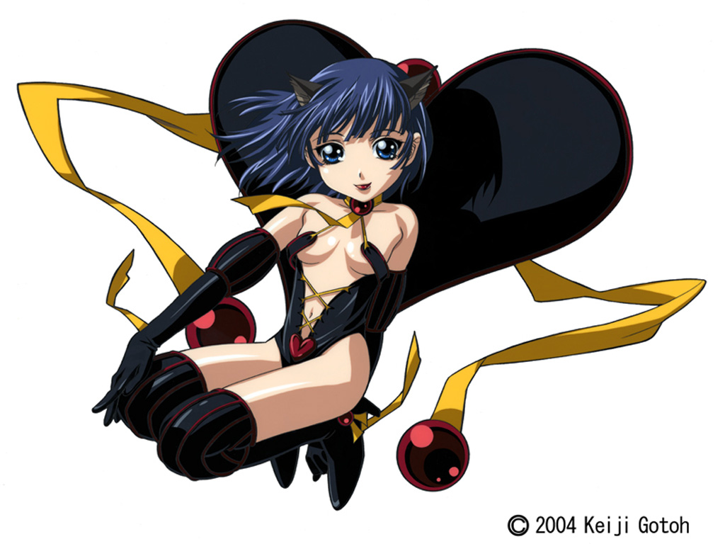 gotou keiji, original, 1girl, animal ears, cat ears, female focus, solo, thighhighs
