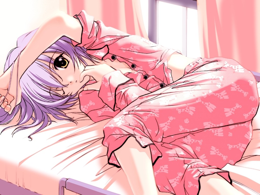 sasaki mutsumi, ninomai kisaragi, happy lesson, 00s, 1girl, ass, female focus, pajamas, solo