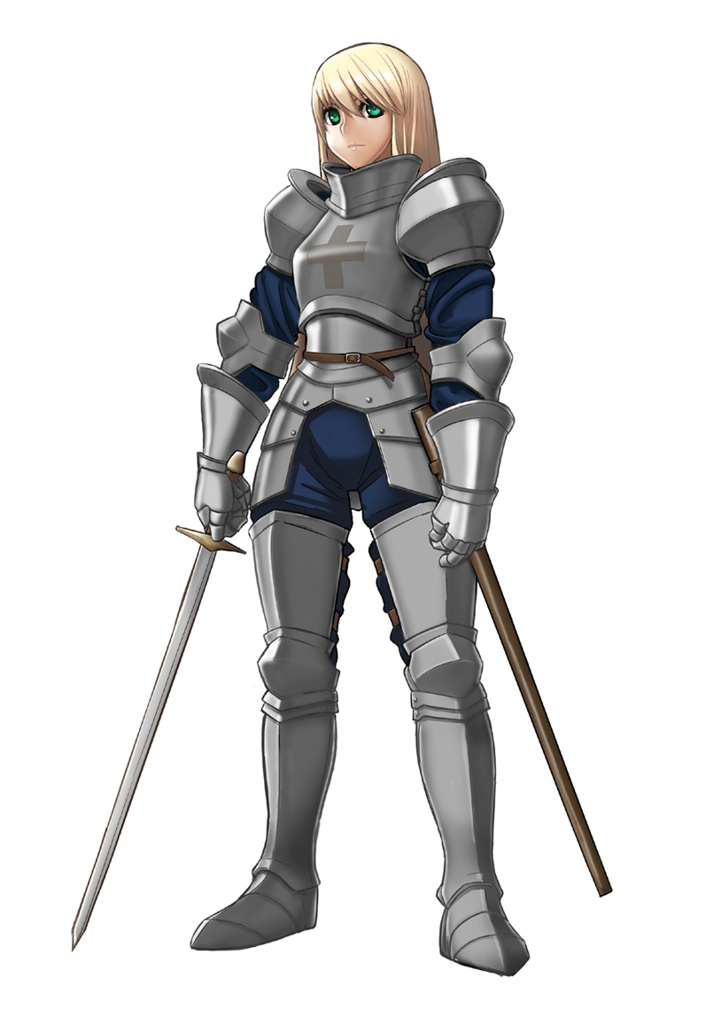 sugar (sugarless), original, 1girl, armor, fantasy, female focus, scabbard, sheath, solo, sword, weapon