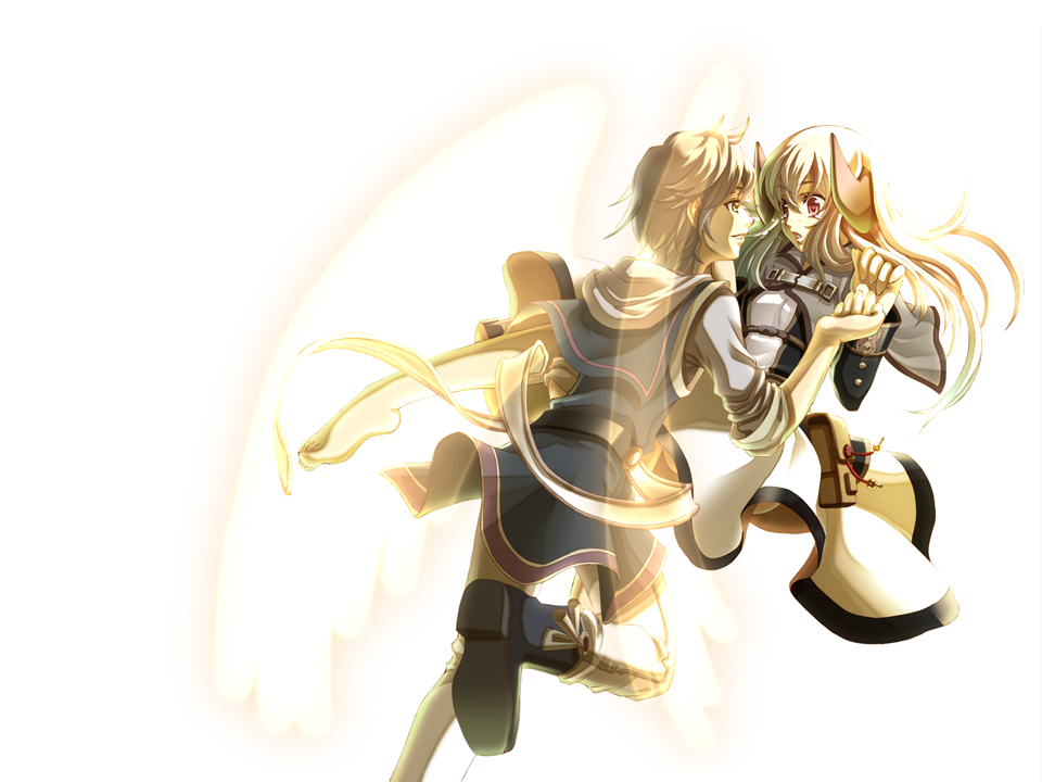 terumii, original, angel wings, horns, wings