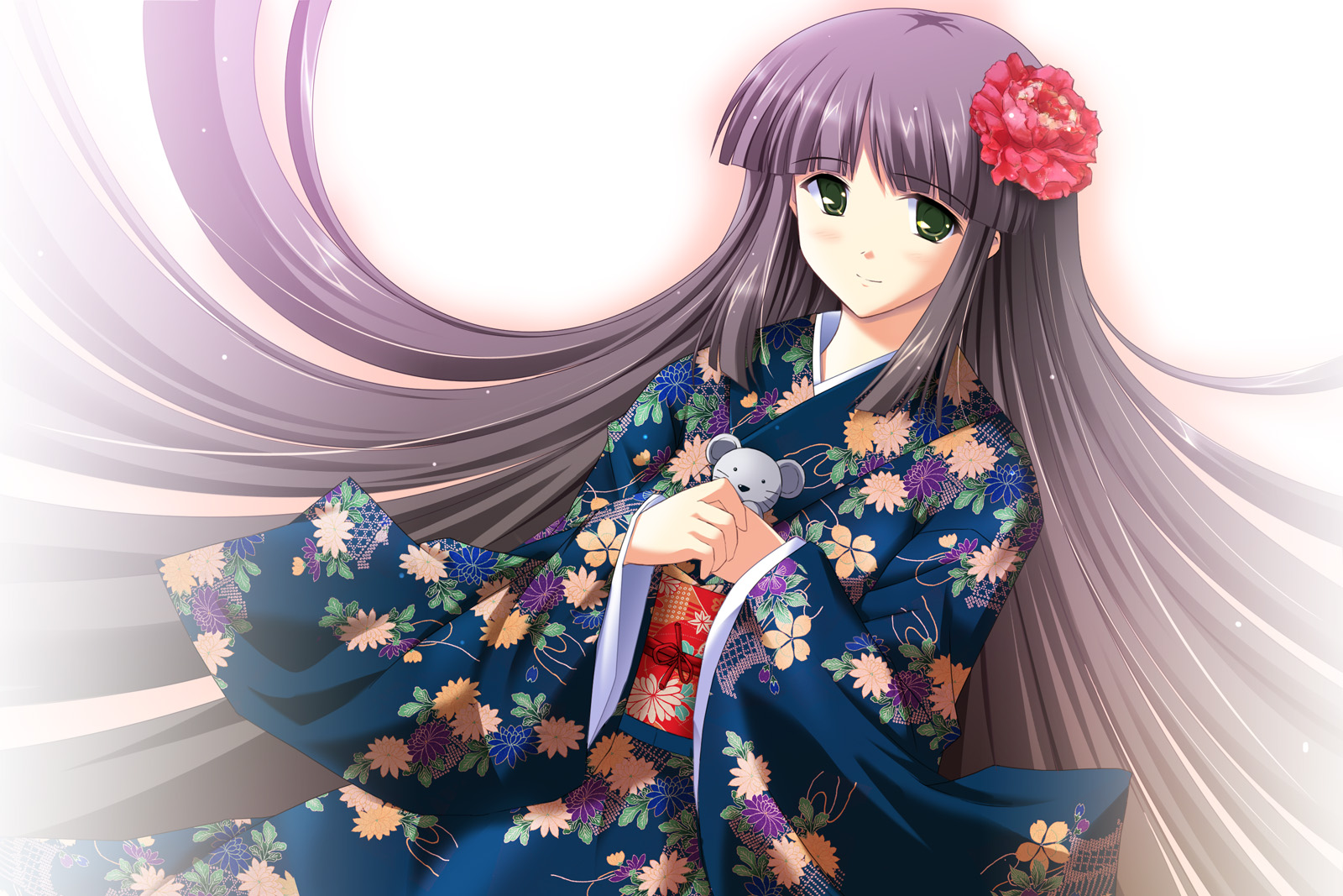 ryoumoto ken, highres, tagme, 1girl, female focus, japanese clothes, kimono, solo