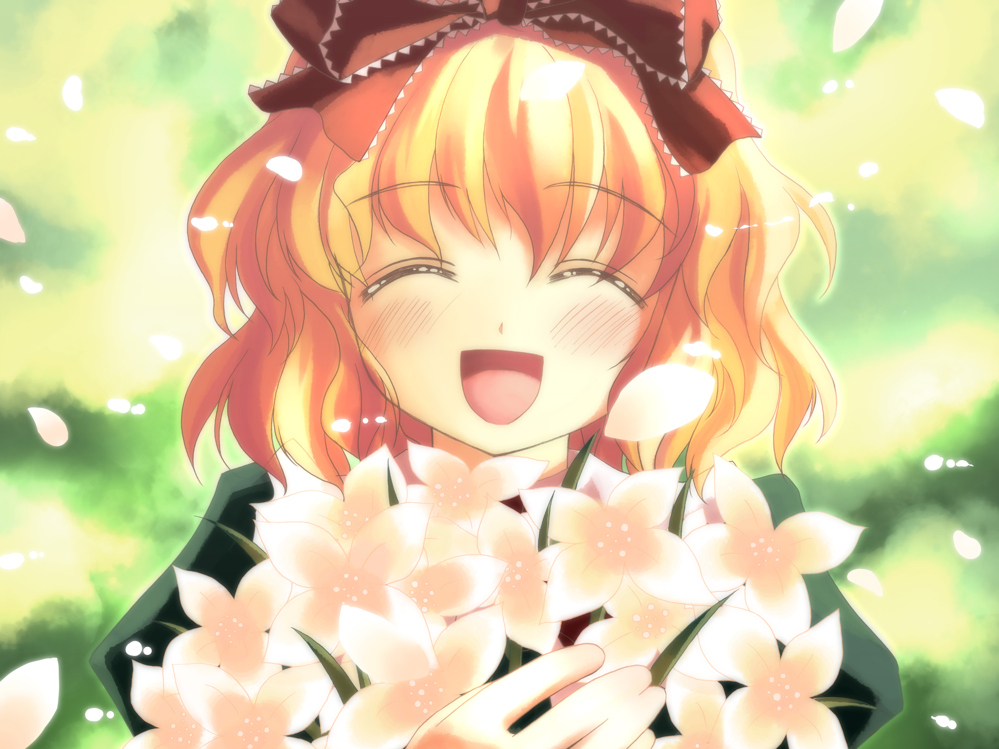 yuuki tatsuya, medicine melancholy, touhou, absurdres, highres, flower
