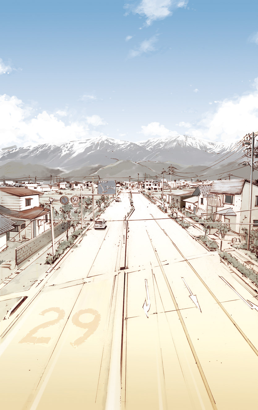 miyashita hiroki, highres, tagme, landscape, road, scenery