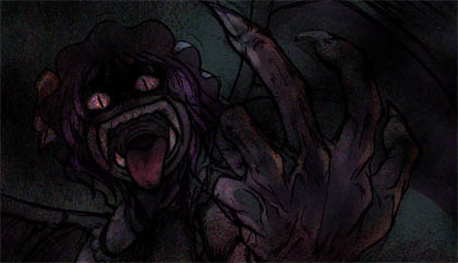 chado, remilia scarlet, touhou, lowres, tagme, 1girl, female focus, hat, solo, upper body