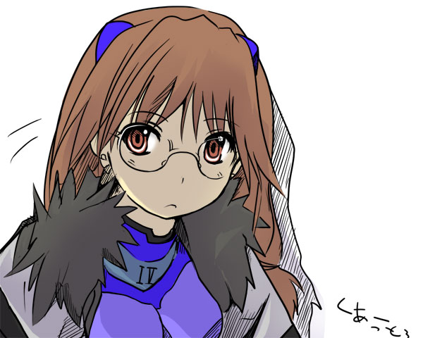 ruku (alicecreation), numbers (nanoha), quattro (nanoha), lyrical nanoha, mahou shoujo lyrical nanoha, mahou shoujo lyrical nanoha strikers, 00s, glasses, solo