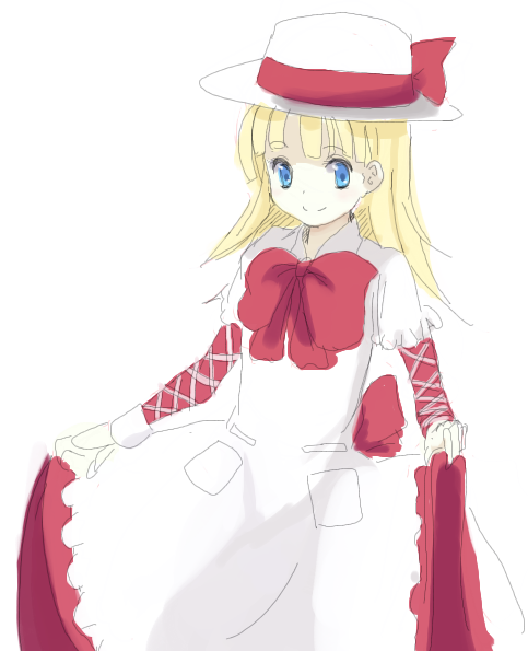 nanami natsuki, nanaumi natsuki, nadja applefield, ashita no nadja, 00s, 1girl, blonde hair, female focus, hat, porkpie hat, solo
