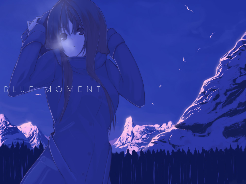 senmu (senmudayo), original, tagme, breath, mountain, sky, solo