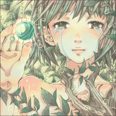 shabon, original, lowres, tagme, leaf, nude, portrait, solo, tears