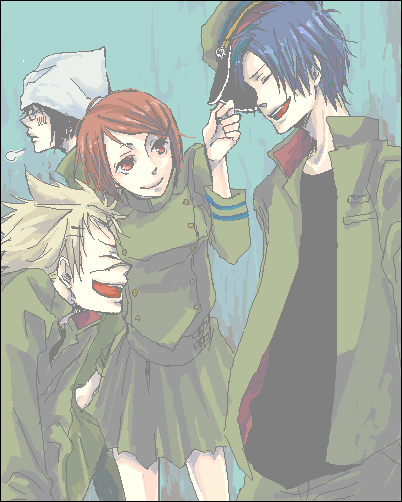 m.m, joushima ken, kakimoto chikusa, rokudou mukuro, katekyo hitman reborn!, 00s