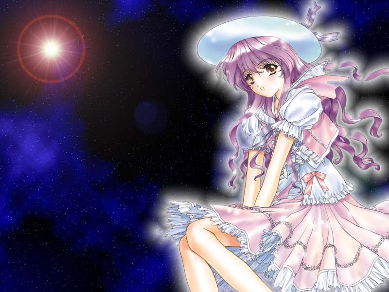 tagme, long hair, purple hair