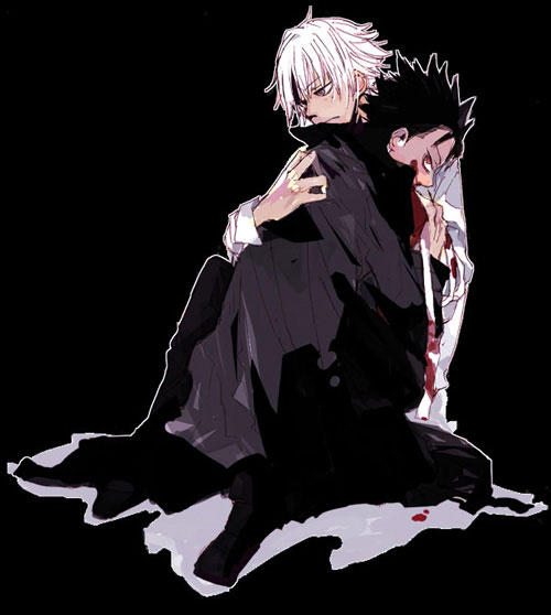 superbi squalo, xanxus, katekyo hitman reborn!, 00s, 2boys, hug, male focus, multiple boys, yaoi
