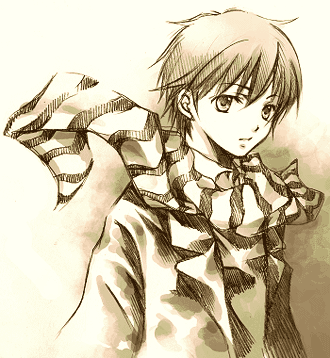 katekyo hitman reborn!, lowres, tagme, 00s, futa de la stella, monochrome, scarf