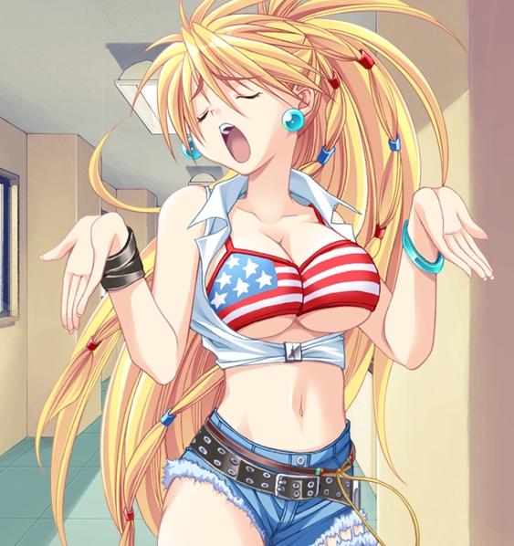 tagme, blonde hair, breasts, long hair