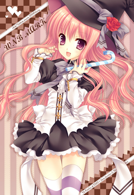 wnb mark, louise francoise le blanc de la valliere, zero no tsukaima, 00s, hat, solo, thighhighs, zettai ryouiki
