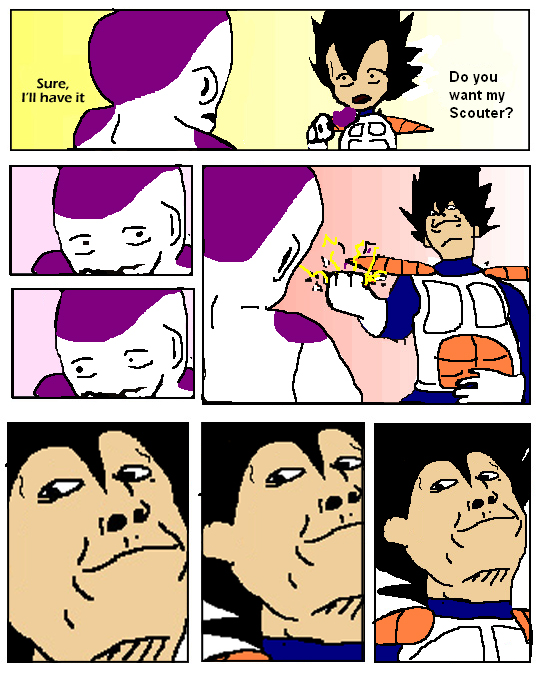 frieza, vegeta, dragon ball, tagme, card crusher (meme)