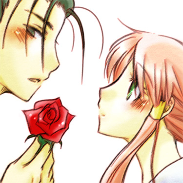kagura (anomalo-anima), izumo akatsuki, mizunashi akari, aria (manga), lowres, 00s, flower, rose