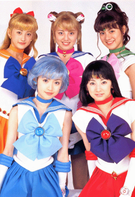 aino minako, hino rei, kino makoto, mizuno ami, sailor jupiter, sailor mars, sailor mercury, sailor moon, sailor venus, tsukino usagi, bishoujo senshi sailor moon, pretty guardian sailor moon, lowres, photo (medium), tagme, 1990s (style), everyone