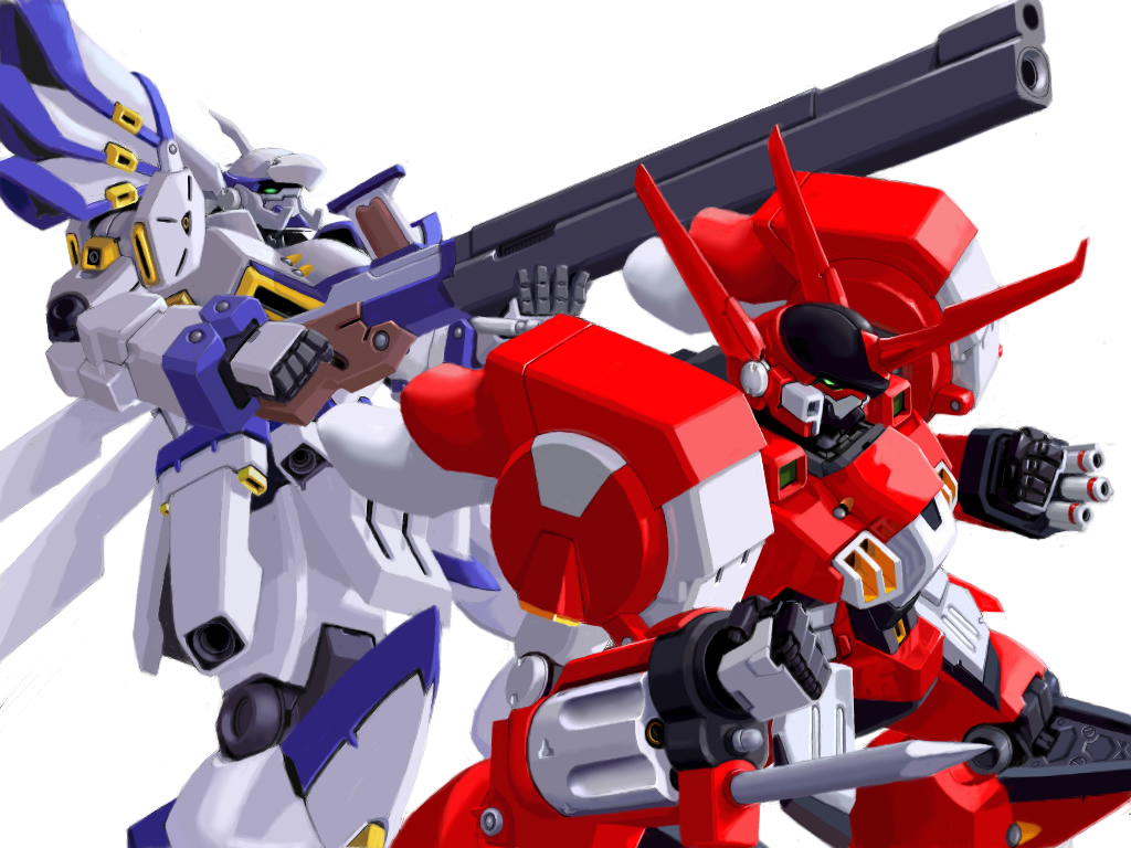 alteisen, weissritter, banpresto, super robot wars, armor, helmet, machinery, mecha, no humans, robot, weapon