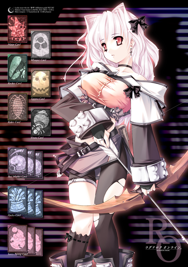 jian, hunter (ragnarok online), ragnarok online, arrow (projectile), bow, bow (weapon), hunter, weapon