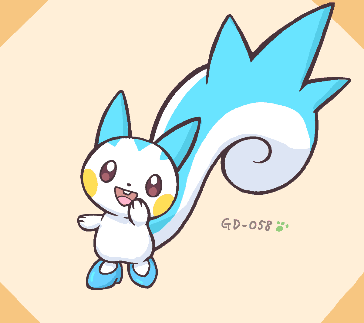 gardear058, pachirisu, nintendo, pokemon, clothed pokemon, gen 4 pokemon, shoes
