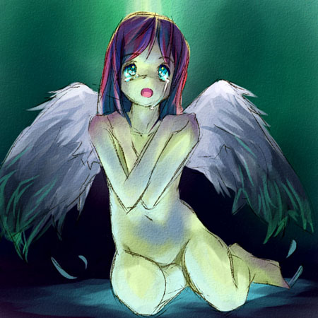 st+1, original, lowres, tagme, nude, sketch, solo, wings
