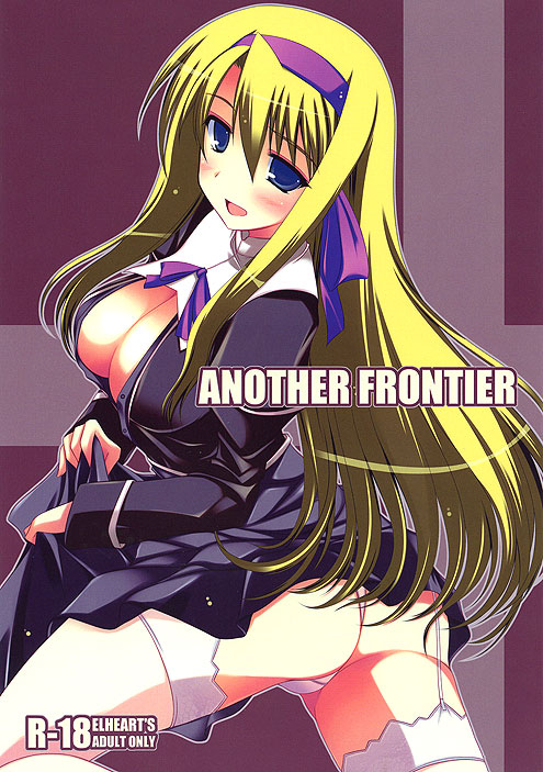 ibuki pon, carim gracia, lyrical nanoha, mahou shoujo lyrical nanoha, mahou shoujo lyrical nanoha strikers, 00s, 1girl, breasts, cleavage, female focus, large breasts, solo, thighhighs