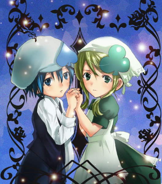 miki (shugo chara!), suu (shugo chara!), rozen maiden, shugo chara!, parody