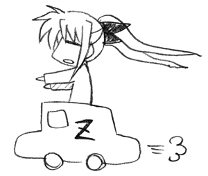 neko tofu, nekotoufu, fate testarossa, lyrical nanoha, mahou shoujo lyrical nanoha, lowres, 00s, 1girl, female focus, greyscale, monochrome, sketch, solo