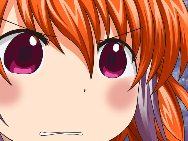 ana coppola, ibis douglas, banpresto, super robot wars, super robot wars original generation, child, gununu (meme), meme, parody, red eyes, red hair, solo