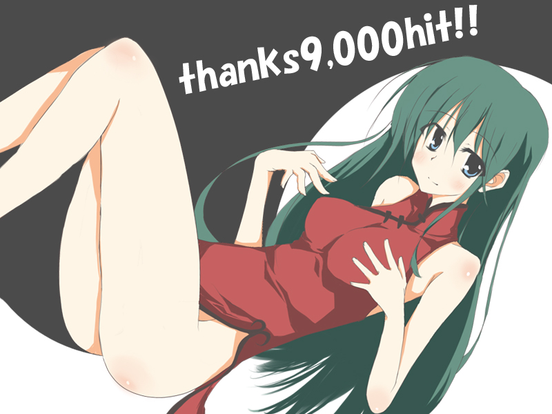 suu (artist), original, china dress, chinese clothes, dress, milestone celebration, no panties, solo