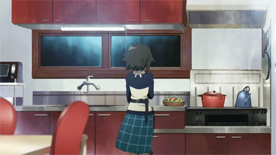 isurugi noe, true tears, animated, animated gif, anime screenshot, lowres, tagme, 00s, indoors, solo