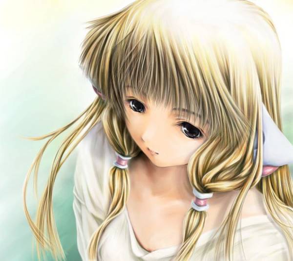 chobits, tagme, 00s, blonde hair, long hair