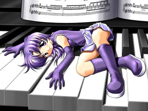 tagme, chibi, purple eyes, purple hair, short hair
