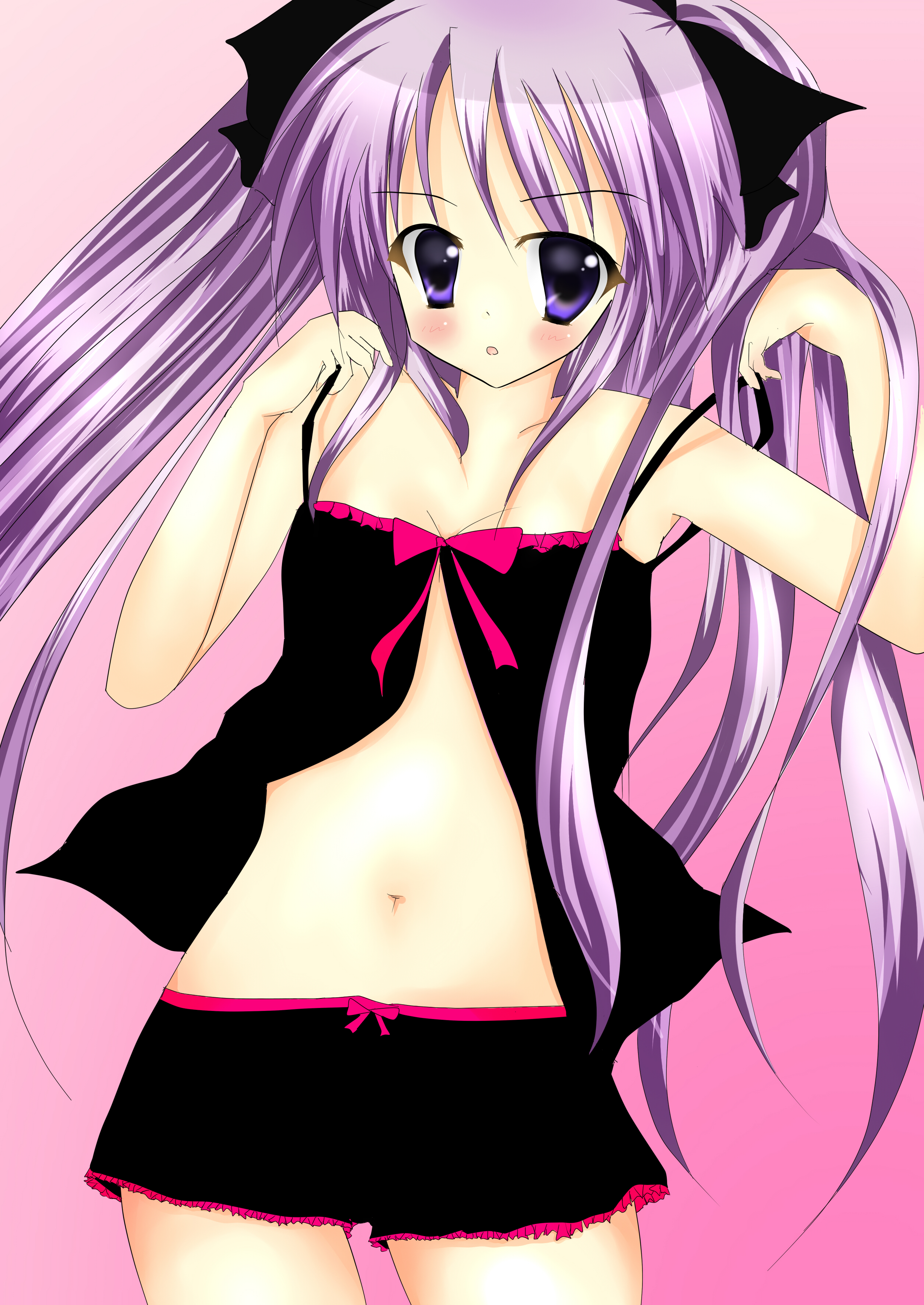 rika-tan (rikatantan), hiiragi kagami, lucky star, absurdres, bad id, bad pixiv id, highres, 00s, solo