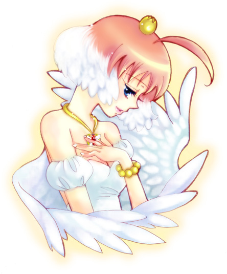 ahiru (princess tutu), princess tutu (character), princess tutu, 00s, ahoge, ballerina, solo, tutu, wings