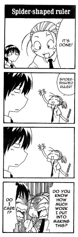 kamiya asaka, negishi daichi, sketchbook full colors, hard-translated, long image, tall image, third-party edit, translated, 00s, 4koma, comic, greyscale, monochrome