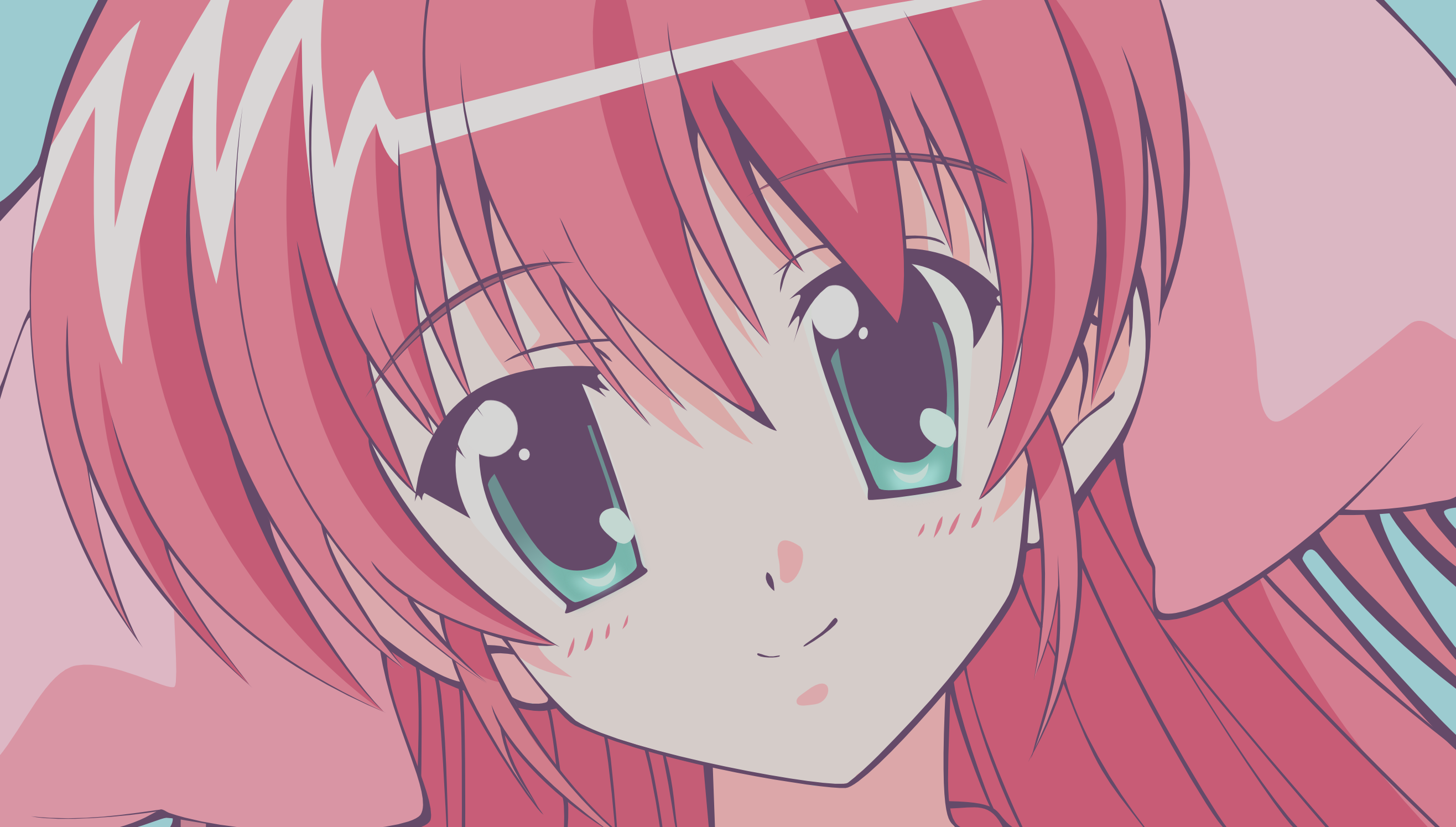 miyamura miyako, ef (visual novel), derivative work, highres, tagme, vector trace, 00s, 1girl, female focus, solo