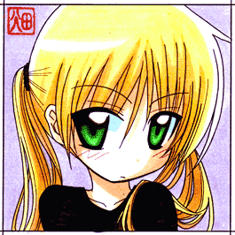 hata kenjirou, sanzen'in nagi, hayate no gotoku!, lowres, 00s, blonde hair, solo, twintails
