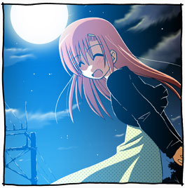 hata kenjirou, katsura hinagiku, hayate no gotoku!, lowres, 00s, 1girl, female focus, pink hair, solo