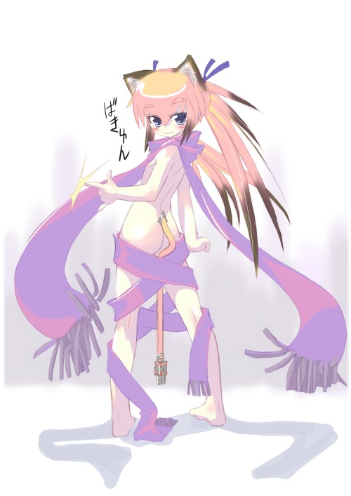 tagme, 1girl, animal ears, female focus, scarf, solo, tail