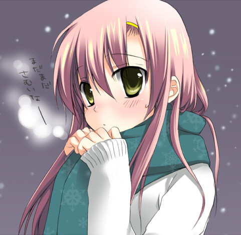 chany, katsura hinagiku, hayate no gotoku!, lowres, 00s, 1girl, female focus, scarf, solo