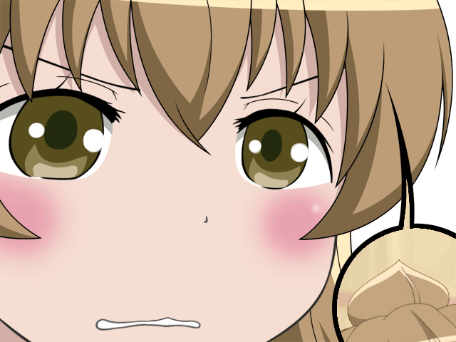 minami chiaki, minami-ke, animated, animated gif, 00s, blush, gununu (meme), meme, solo