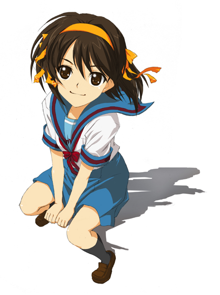 hirokiku, suzumiya haruhi, suzumiya haruhi no yuuutsu, bad id, bad pixiv id, 00s, 1girl, female focus, school uniform, serafuku, solo