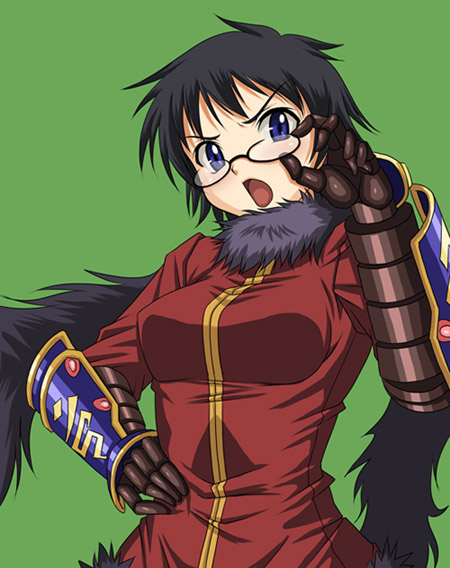 syunzou, alchemist (sekaiju), alchemist 2 (sekaiju), atlus, etrian odyssey, adjusting eyewear, gauntlets, glasses, gloves